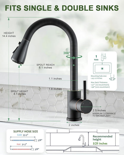 Bronze Kitchen Faucet